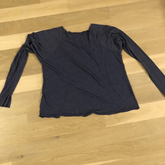 Wild fox Eiffel Tower Long Sleeve Blue Size L - Picture 5 of 7